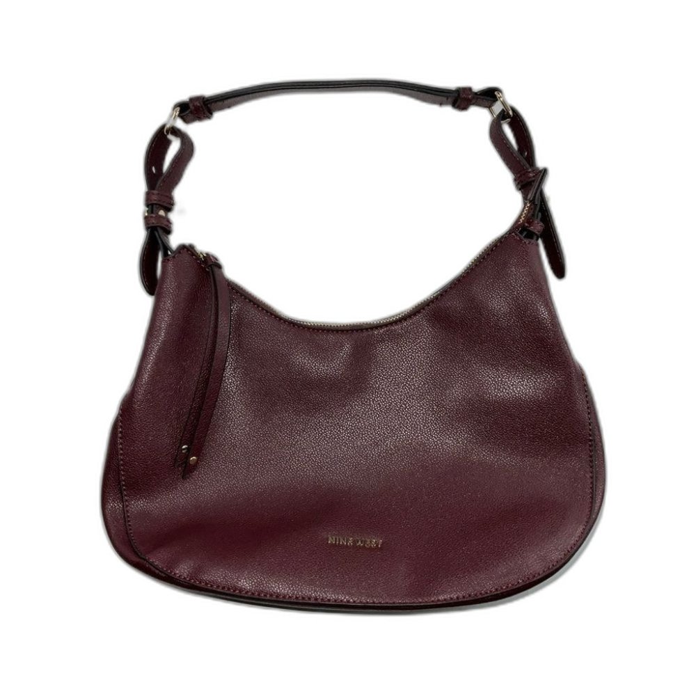 Nine West Burgundy Hobo Bag